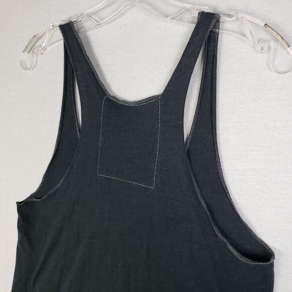 Aviator Nation Tank Top Smiley Print Soft Charcoal size L - Picture 8 of 11